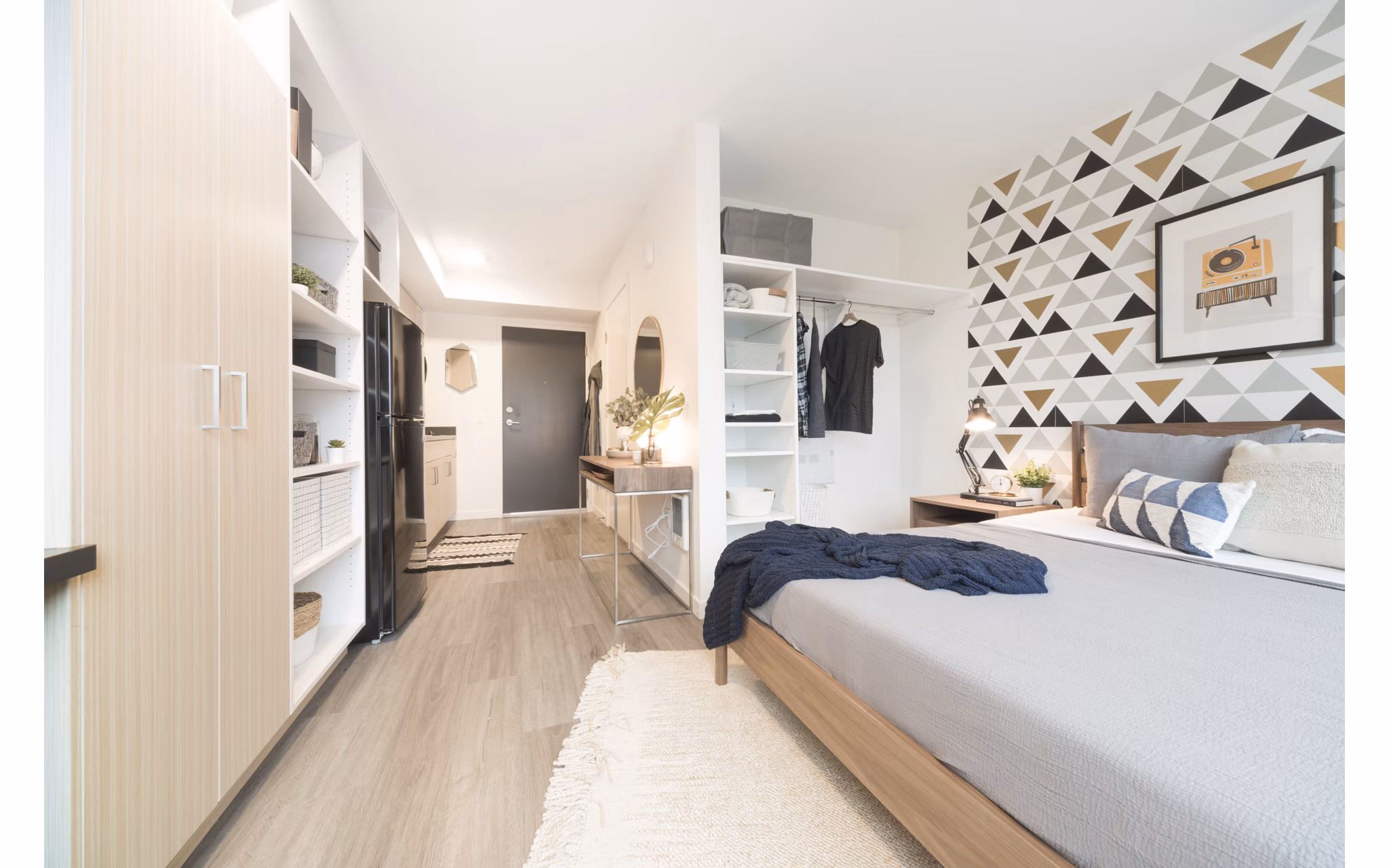 Bedroom at The Parsonage Apartments