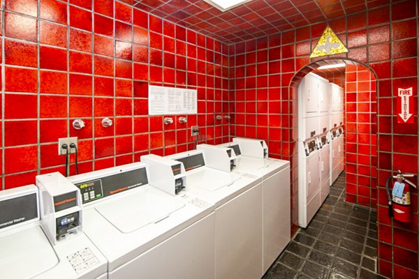 laundry facility at 1000 Chestnut Apartments