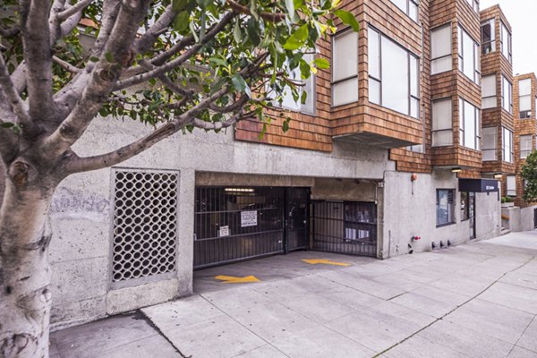 garage/covered parking at 2133 Stockton Apartments