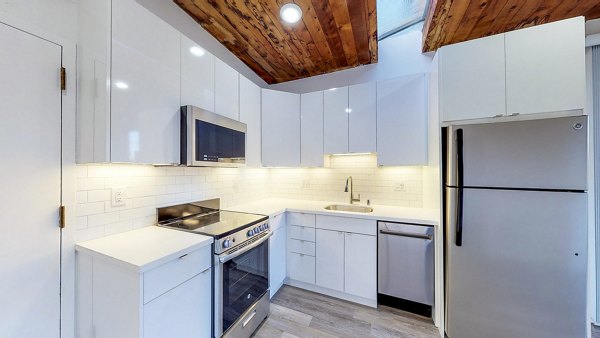 kitchen at 2133 Stockton Apartments