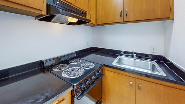 kitchen at 2133 Stockton Apartments