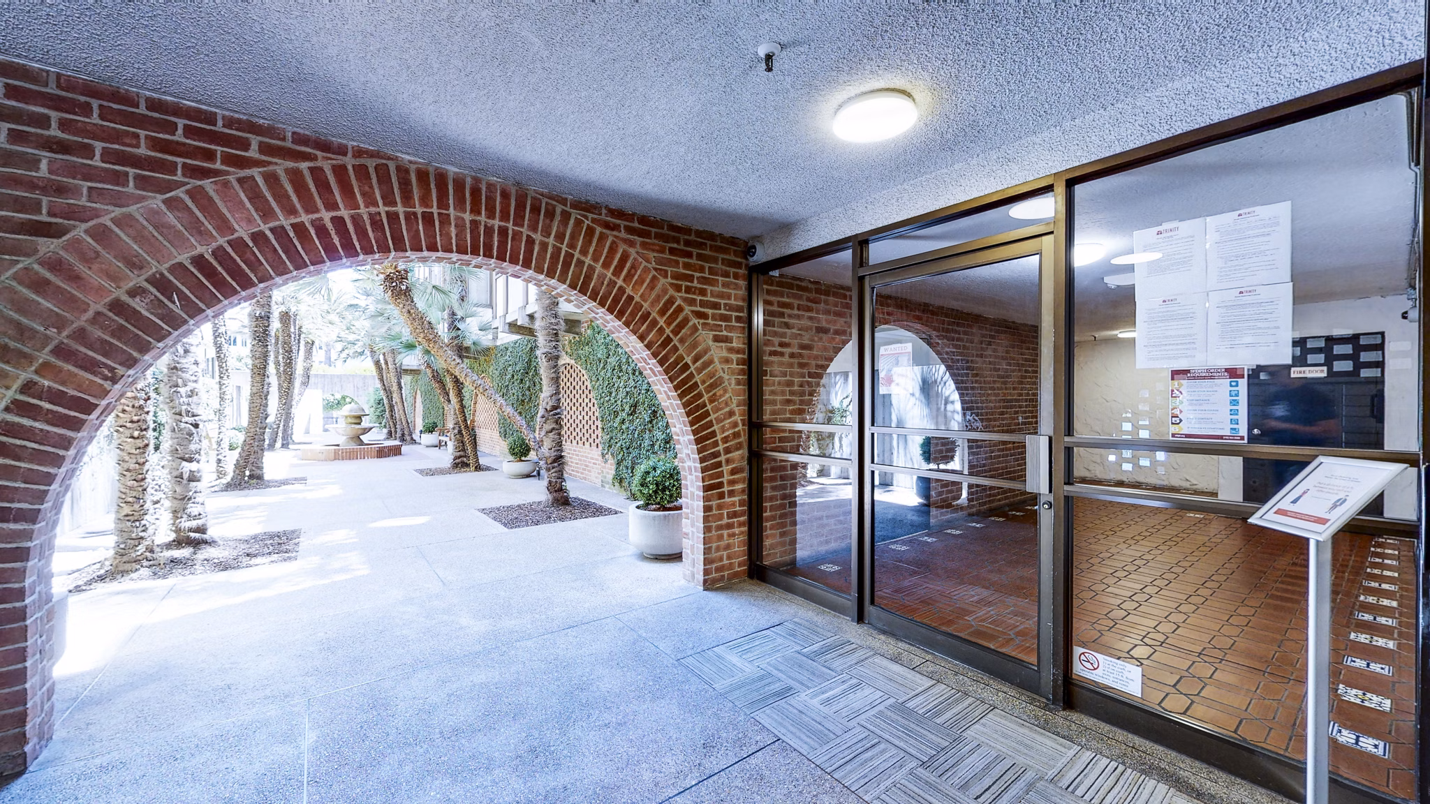 Modern clubhouse featuring contemporary design elements at 230 Dolores Apartments
