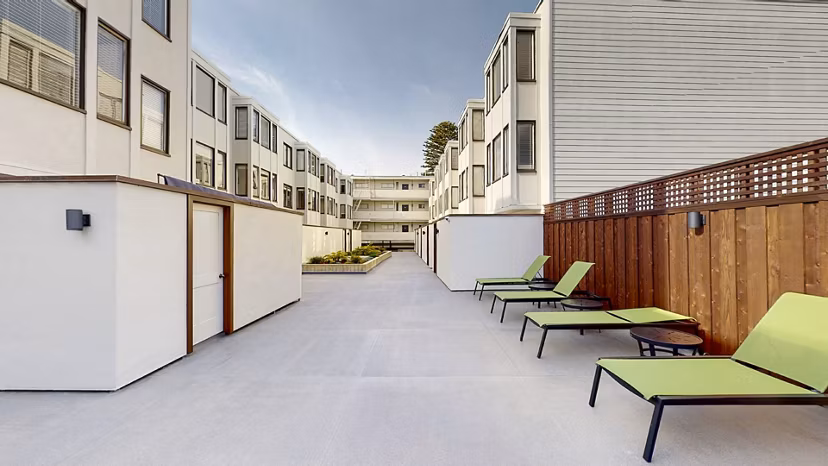 pool/patio at 240 Dolores Apartments