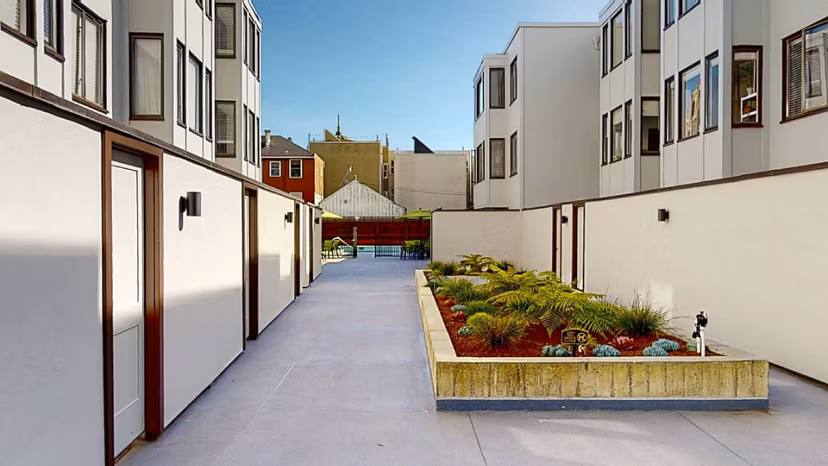 pool/patio at 240 Dolores Apartments