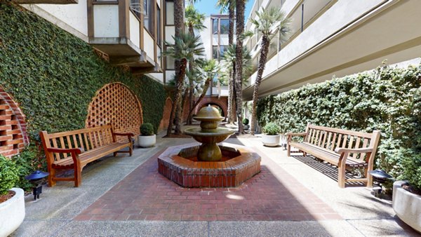 patio at 240 Dolores Apartments