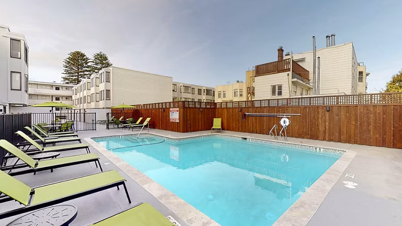 pool at 240 Dolores Apartments