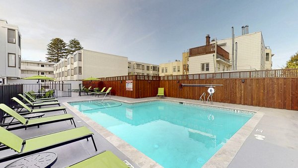 pool at 240 Dolores Apartments