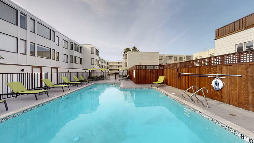 pool at 240 Dolores Apartments