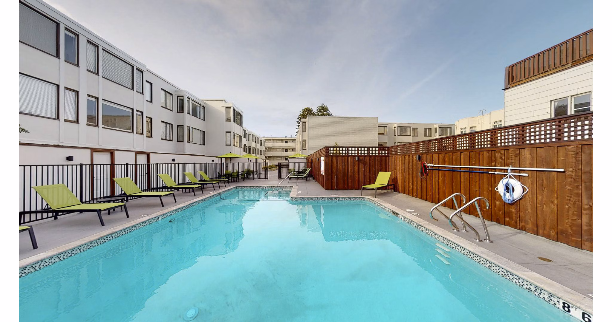 pool at 240 Dolores Apartments