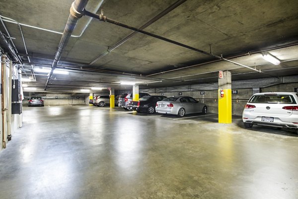 garage/covered parking at Clay Park Tower Apartments