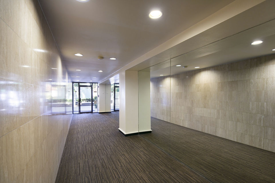Elegant clubhouse with modern design at Crystal Tower Apartments