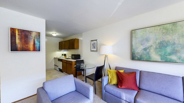 living room at Marina Cove Apartments