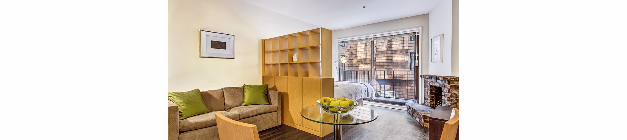 Dining room featuring elegant lighting and modern decor in Telegraph Hill Apartments
