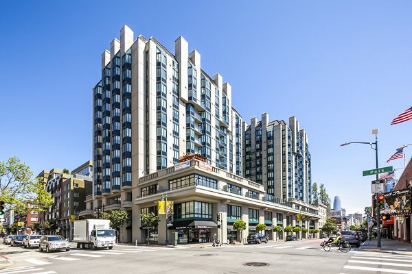 building/exterior at Trinity Towers Apartments