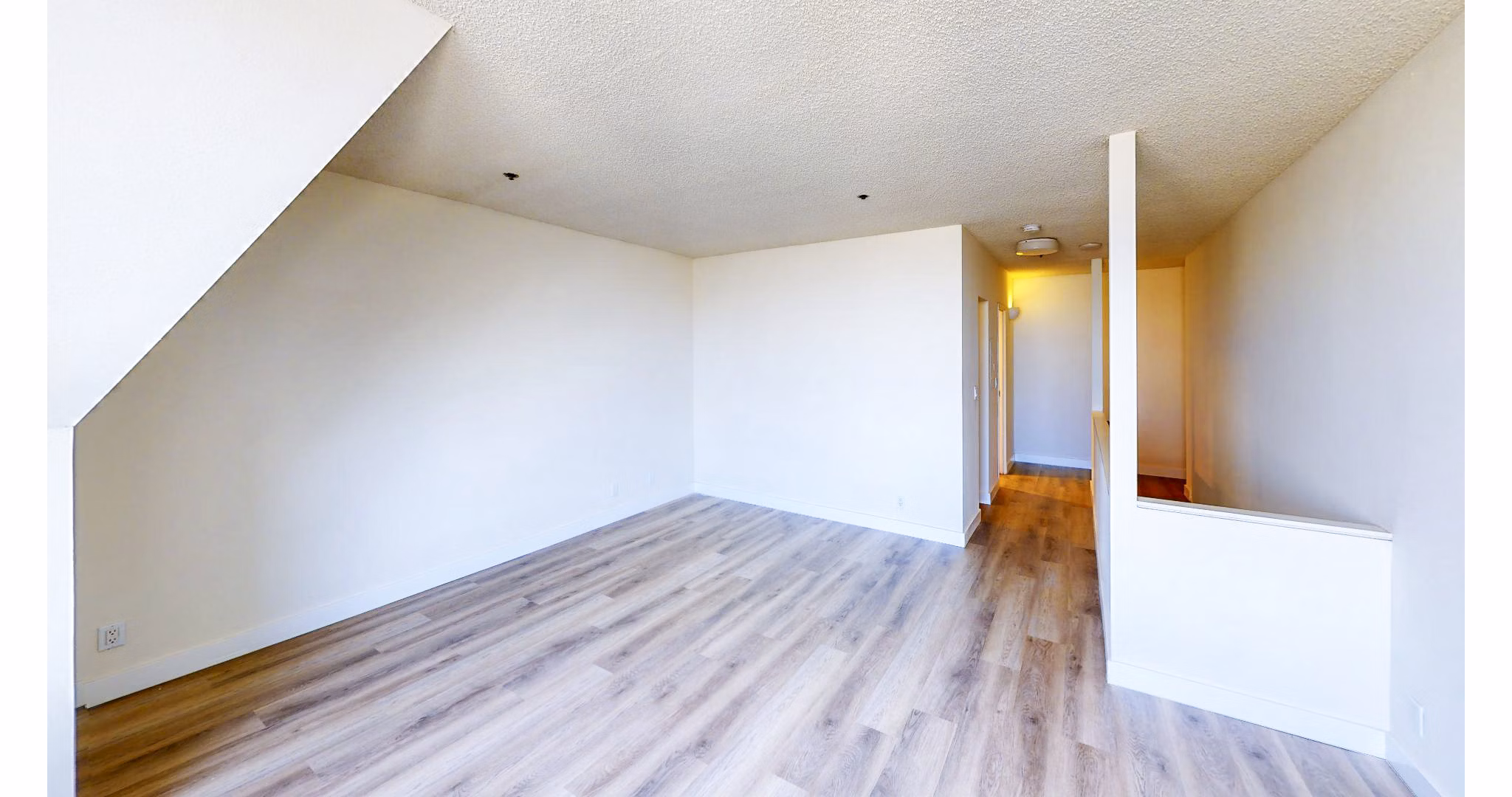 Modern bedroom with stylish decor at Trinity Towers Apartments offering luxury living in a vibrant urban setting