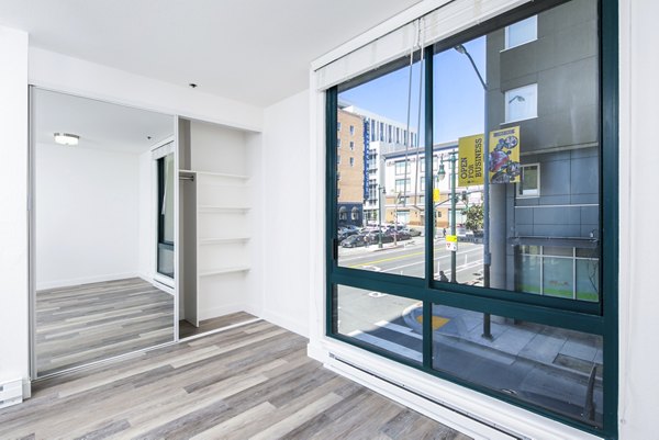 bedroom at Trinity Towers Apartments