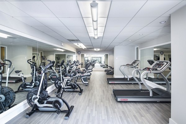 fitness center at Trinity Towers Apartments