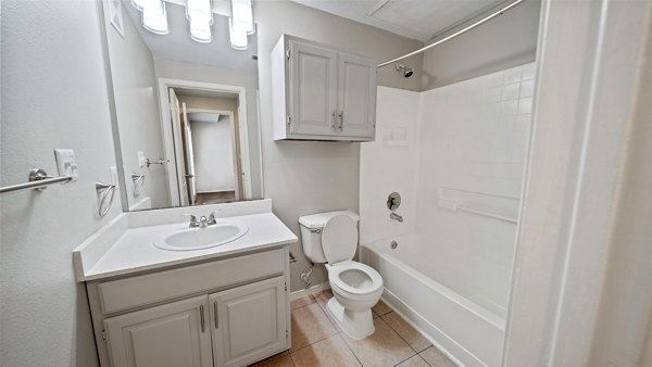 bathroom at Hillside on Cannon Apartments