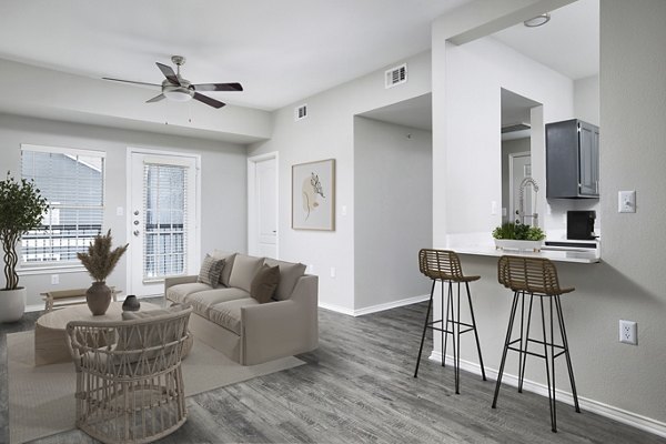 living room at Hillside on Cannon Apartments