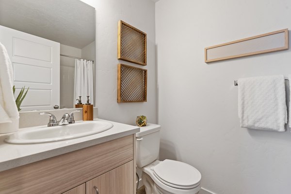 bathroom at Amazon Falls Apartments