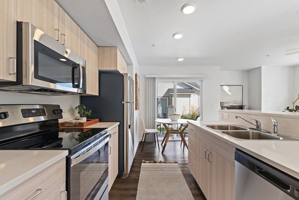 kitchen at Amazon Falls Apartments