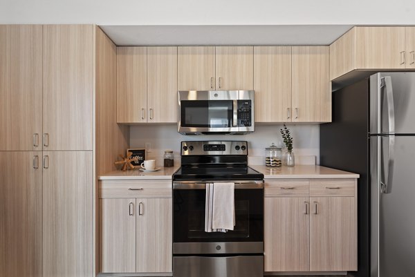 kitchen at Amazon Falls Apartments