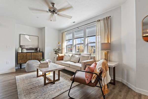 living room at Amazon Falls Apartments