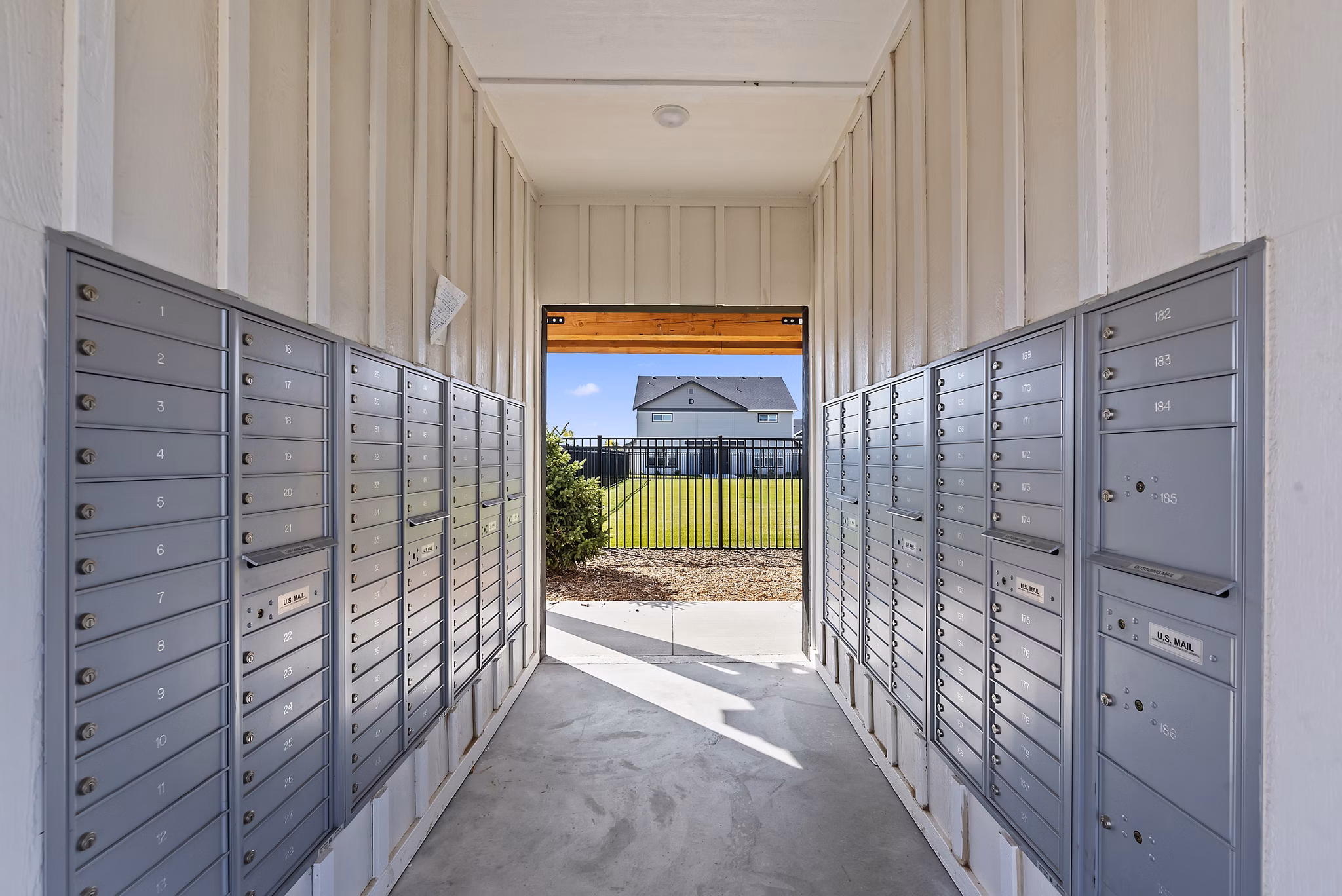 mail room at Amazon Falls Apartments