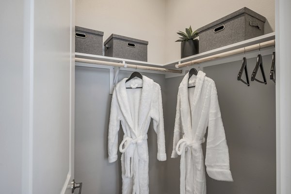 Wingspan at Bridgeland: Spacious walk-in closet in luxury apartment