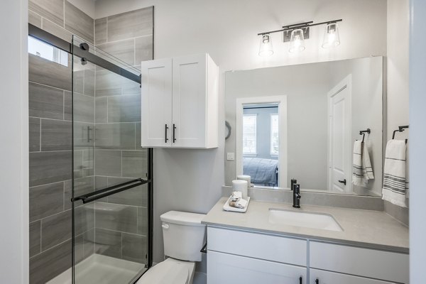 bathroom at Wingspan at Bridgeland Apartments