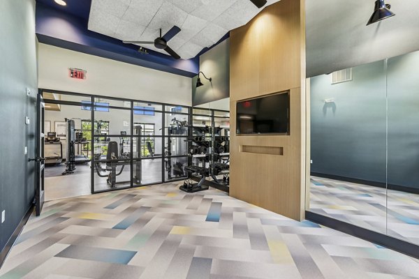 fitness center at The Arboretum Apartments