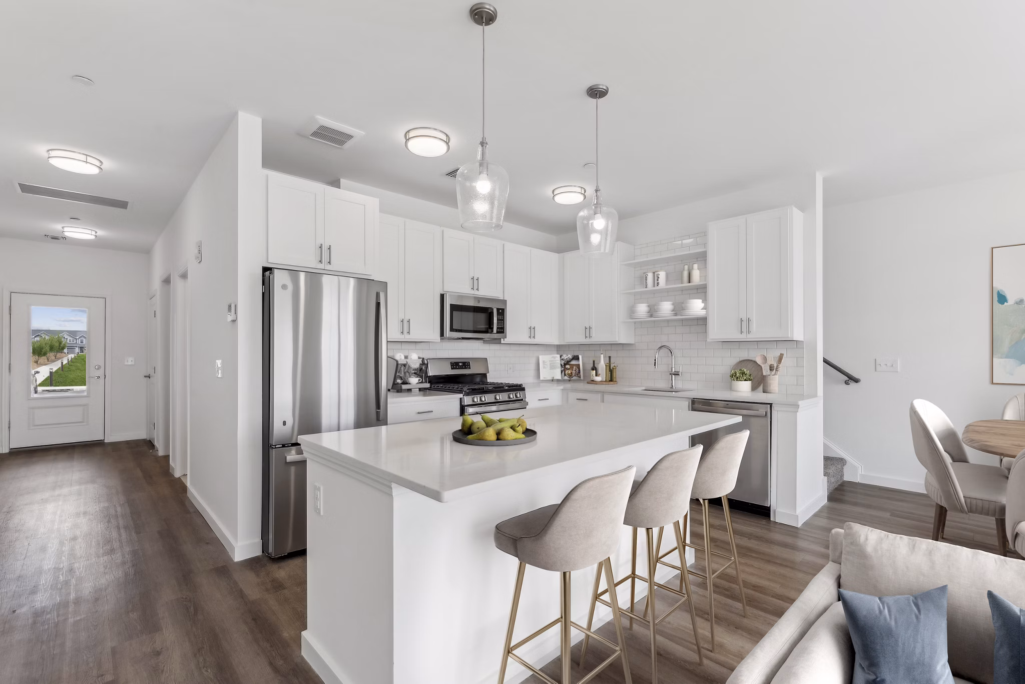kitchen at The Arboretum Apartments 