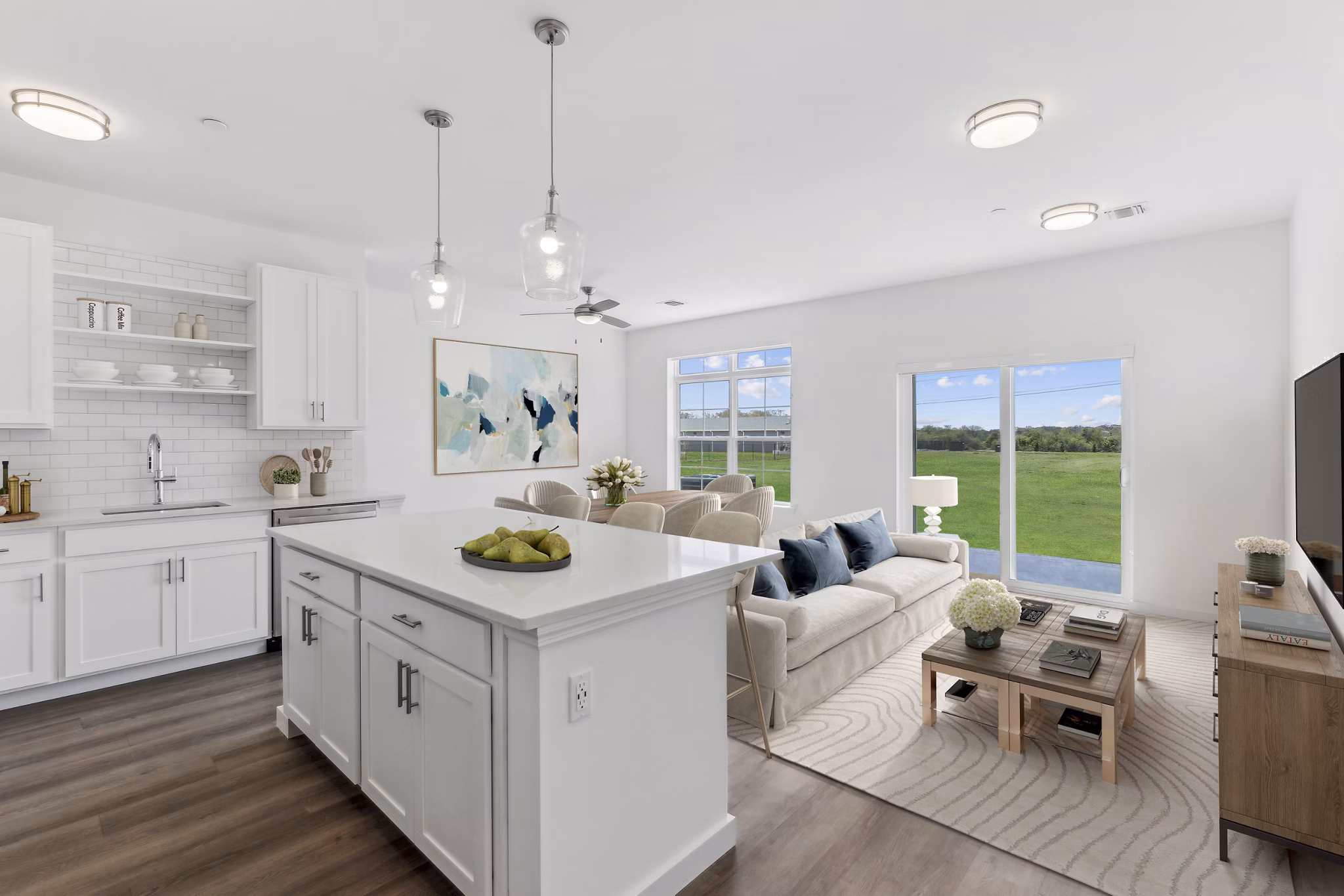 kitchen at The Arboretum Apartments 