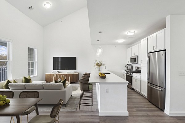 living room at The Arboretum Apartments