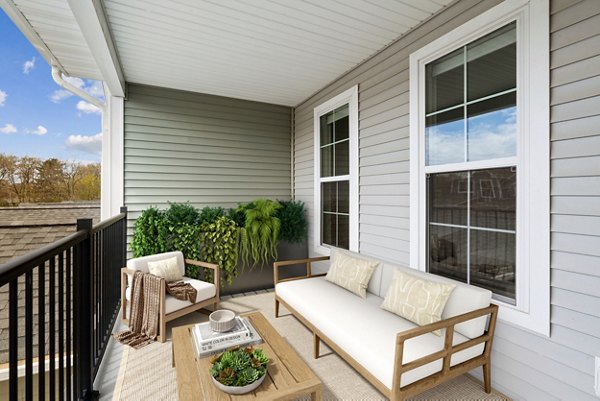 patio at The Arboretum Apartments