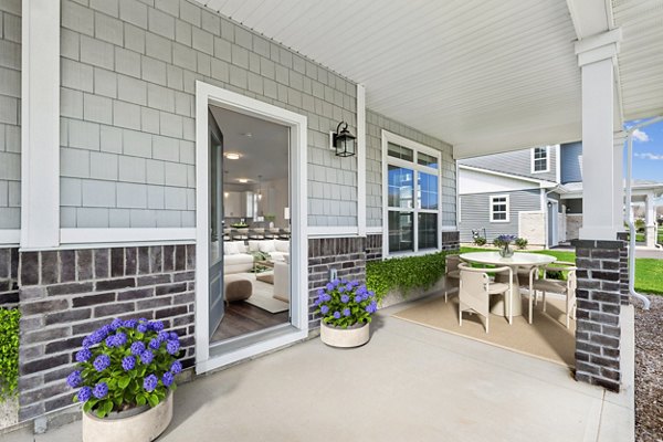 patio at The Arboretum Apartments