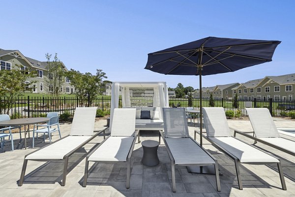 patio at The Arboretum Apartments