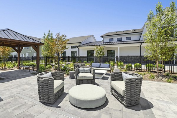 patio at The Arboretum Apartments