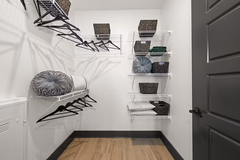 bedroom closet at Bennet at BullStreet Apartments