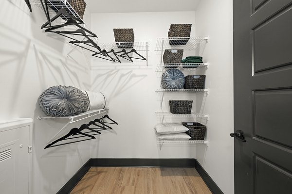 bedroom closet at Bennet at BullStreet Apartments