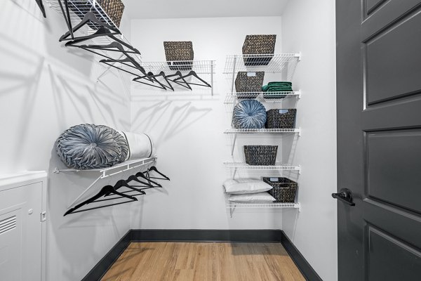 bedroom closet at Bennet at BullStreet Apartments