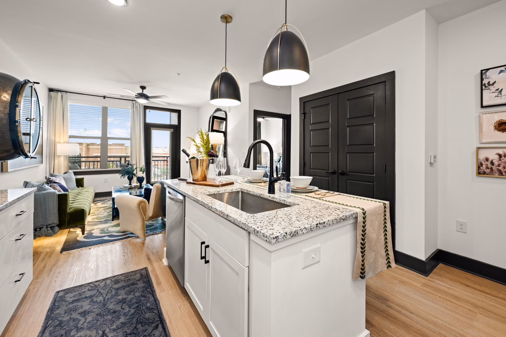 kitchen at Bennet at BullStreet Apartments