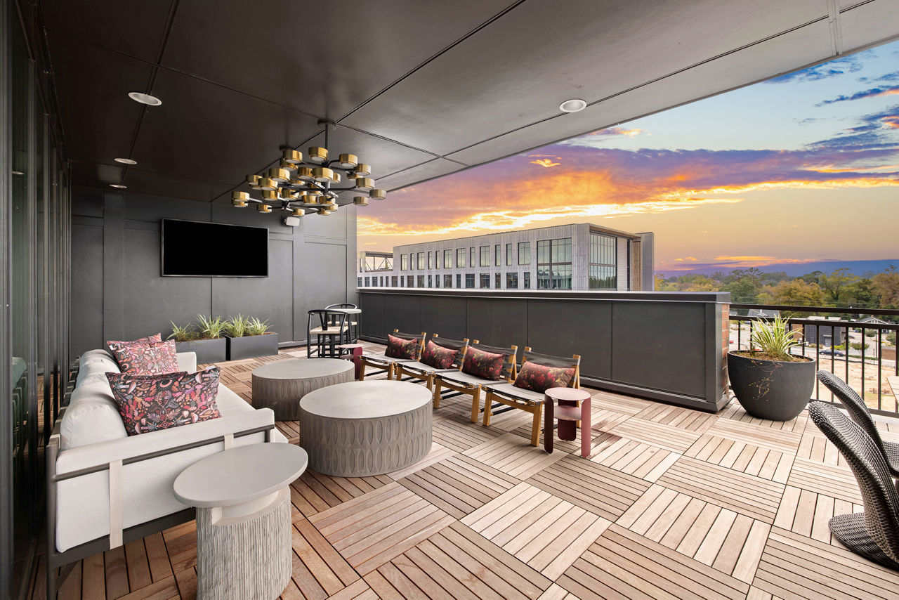 Roof deck at Bennet At Bullstreet Apartments (3 of 3)