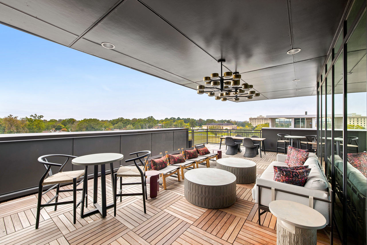 Roof deck at Bennet At Bullstreet Apartments (1 of 3)