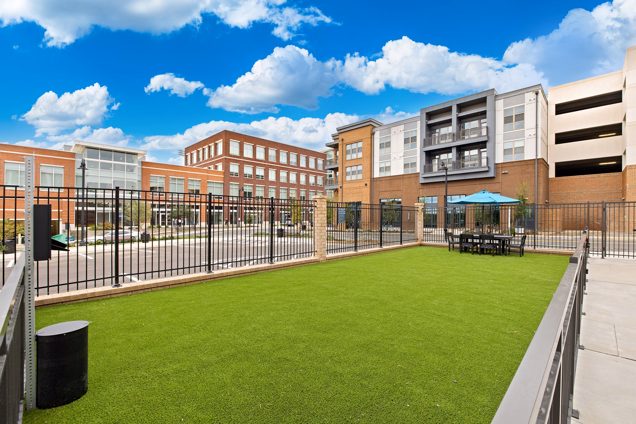 dog park at Bennet at BullStreet Apartments