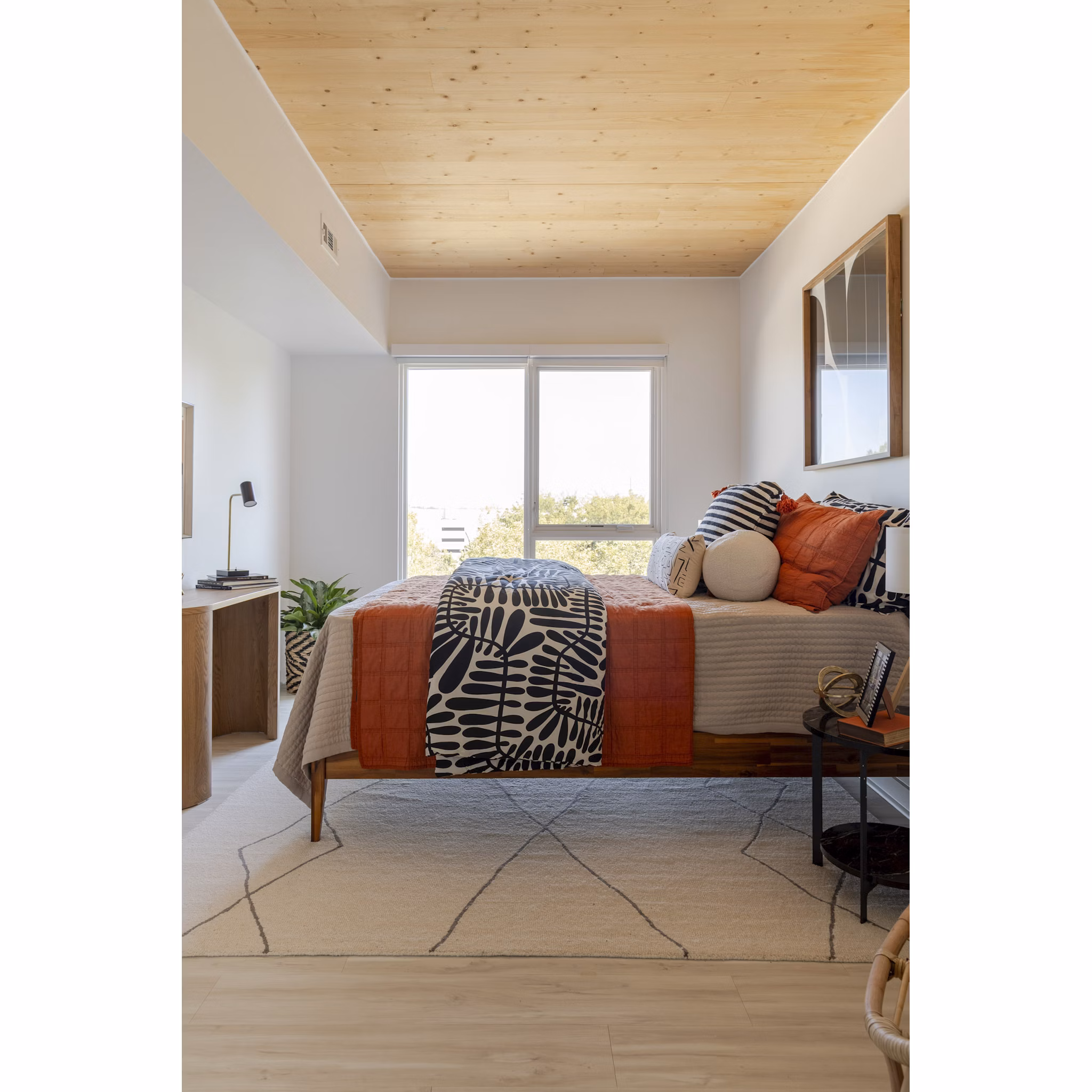 Bedroom at Joinery Apartments