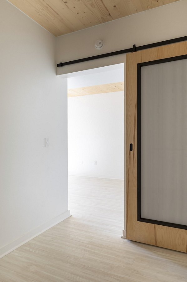 bedroom at The Joinery Apartments