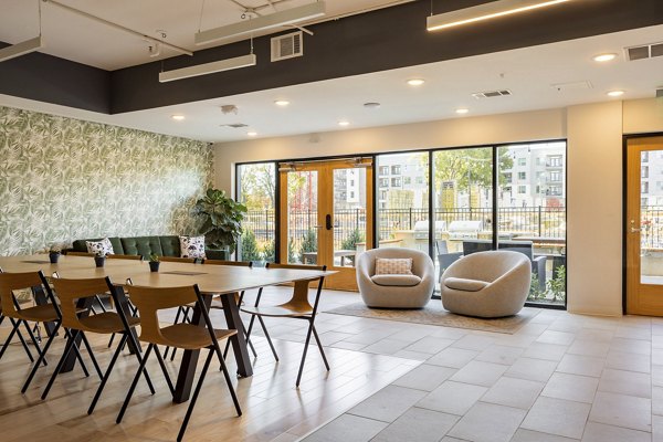 clubhouse mail room at The Joinery Apartments