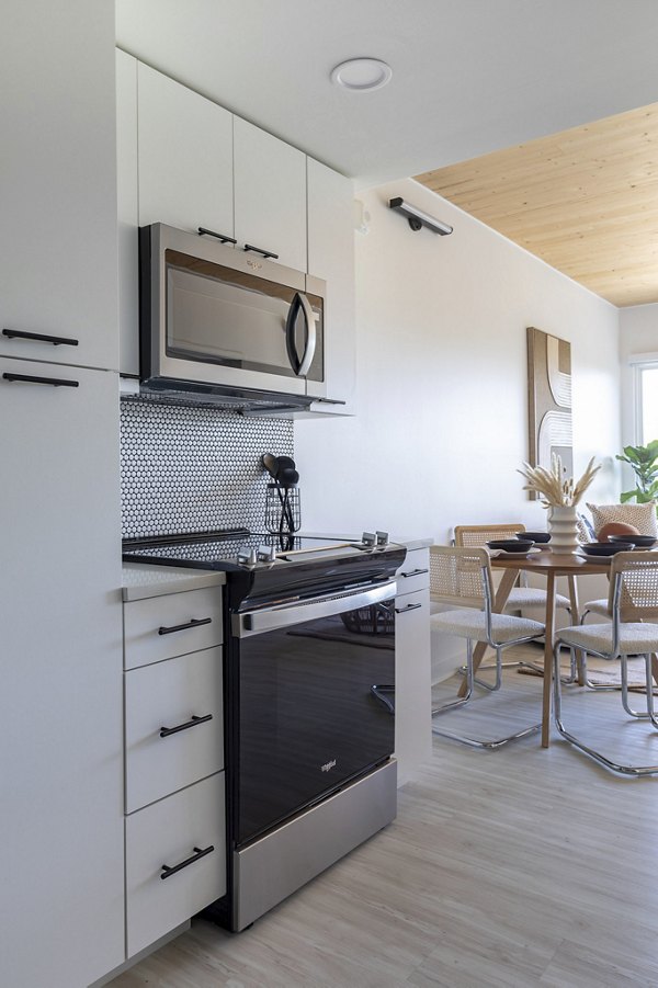 Kitchen at Joinery Apartments