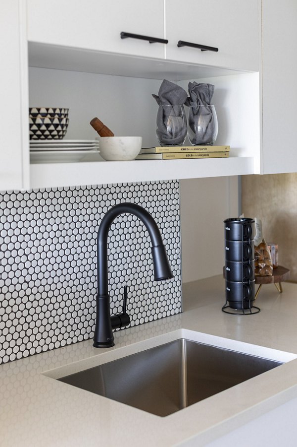 kitchen at The Joinery Apartments